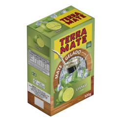 Terere Terra Mate - caixa 10x500 gr - Sortido (2 Natural, 2 abacaxi, 2 lima-limão, 2 Limão e 2 Menta)