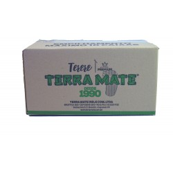 Terere Terra Mate - caixa 10x500 gr - Menta com Limão - Sabor Premium