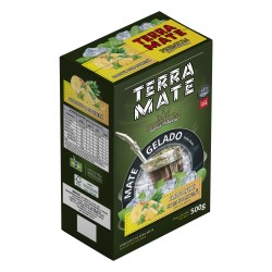 Terere Terra Mate - caixa 10x500 gr - Sortido Premium  (2 Boldo e Menta, 2 Menta com Limão, 2 Abacaxi com