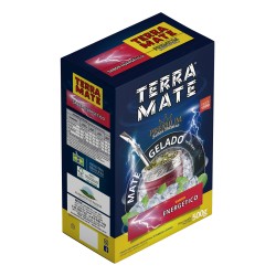 Terere Terra Mate - caixa 10x500 gr - Sortido Premium  (2 Boldo e Menta, 2 Menta com Limão, 2 Abacaxi com
