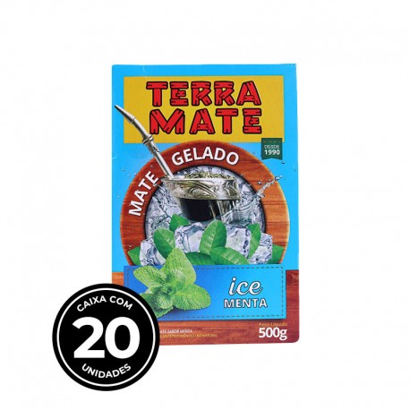 Terere Terra Mate - Caixa 10x500 g - ICE Menta
