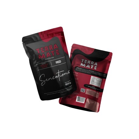 Erva-mate para tererê - Sensations Red - Cereja e Menta 500g