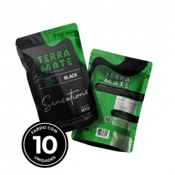 Erva-mate para terere - Sensations Black - Boldo e Menta - 10x500g