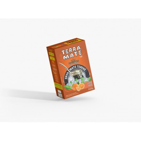 Terere Terra Mate - Caixa 10x500g - Limão Rosa - Linha Premium